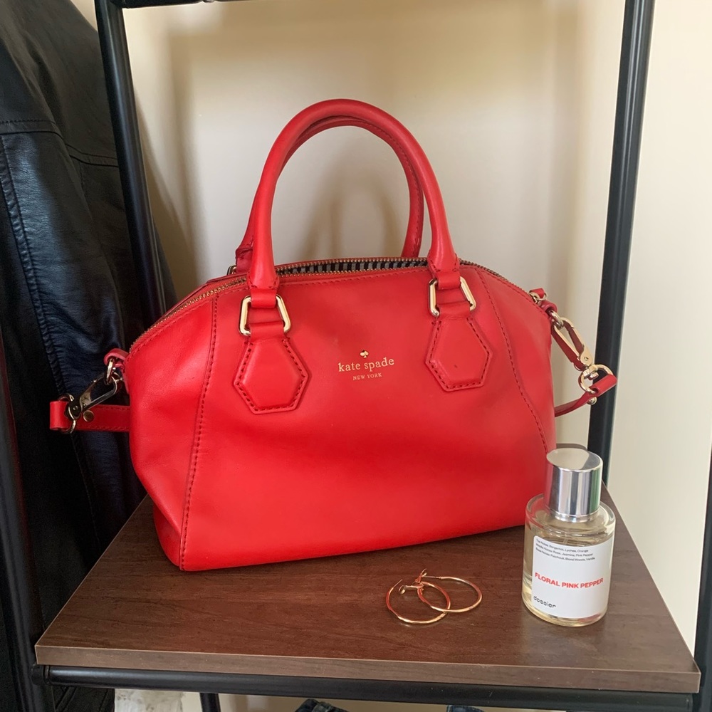 Red Kate Spade bag ♠️